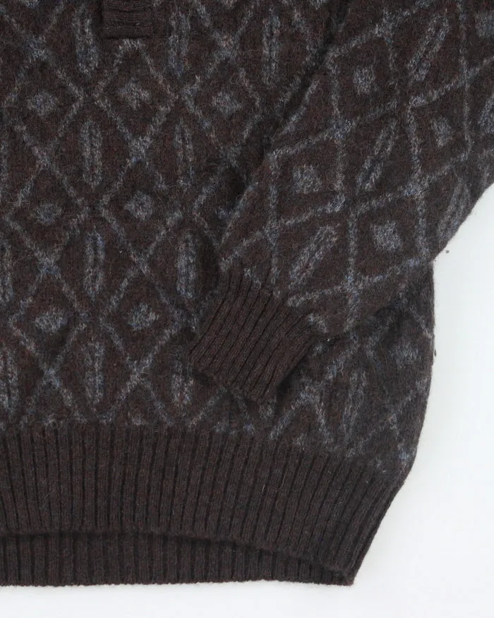 Vintage 90's Leo Chevlier Pure Wool Chunky Knit Jumper - S sold by Rokit product image thumbnail 4