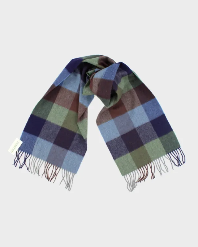 Deadstock Suantrai Wool Checked Scarf made by Rokit