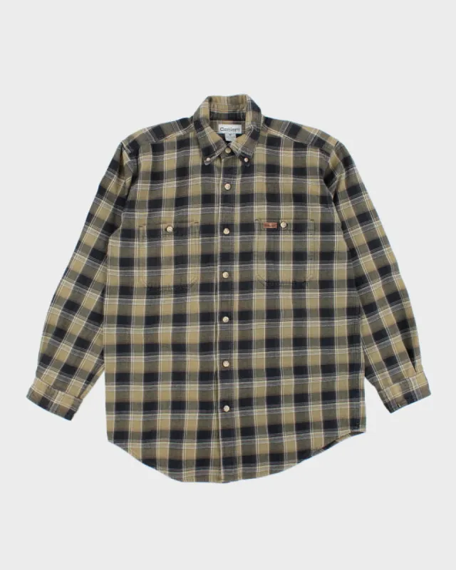 Vintage 90's Carhartt Heavyweight Flannel Shirt - M sold by Rokit