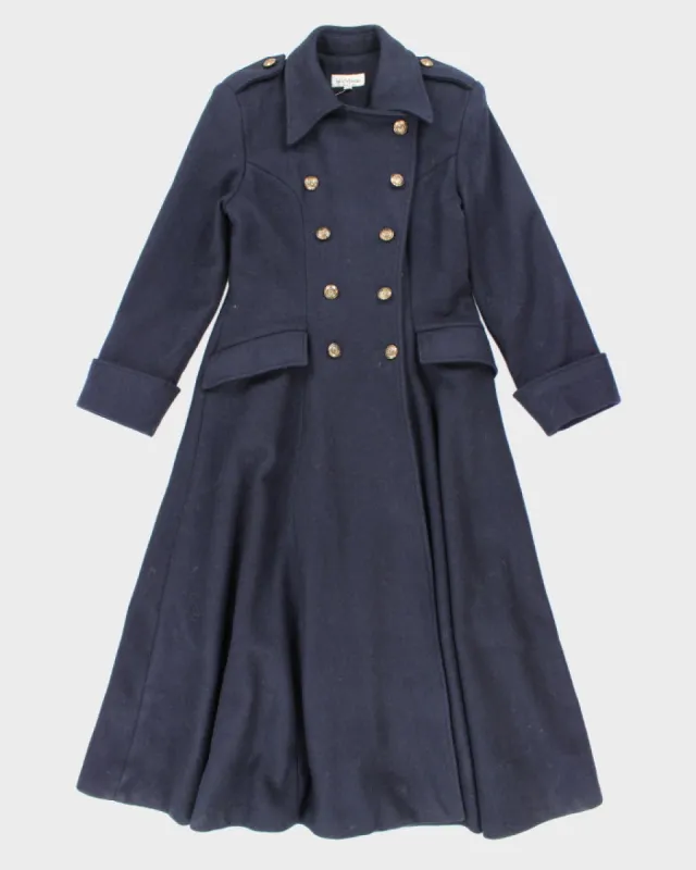 Vintage 90's Le Chateau Heavyweight Double Breasted Over Coat - S sold by Rokit