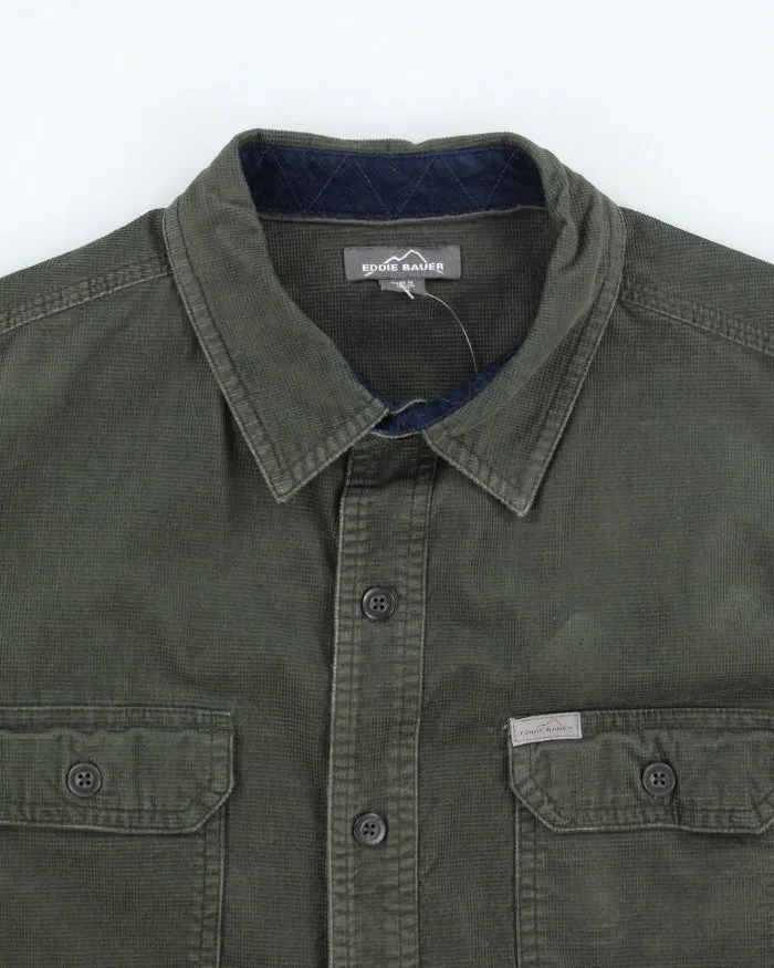 Vintage Eddie Bauer Green Corduroy Shirt - M sold by Rokit product image thumbnail 3