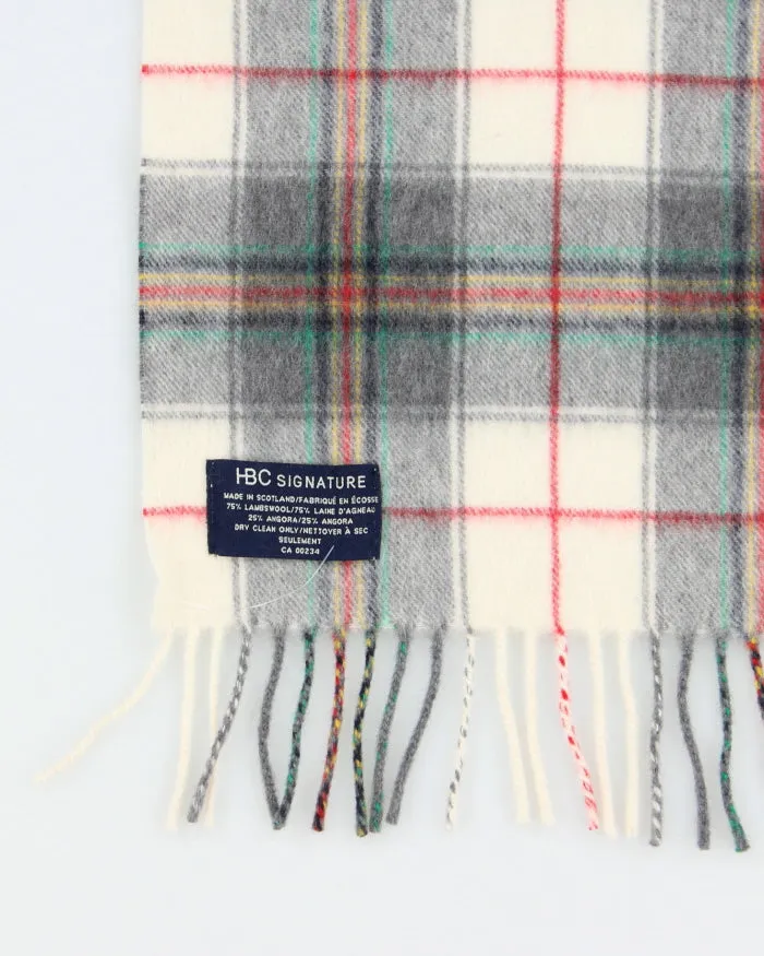 Vintage Checked Wool & Angora Scarf sold by Rokit product image thumbnail 4