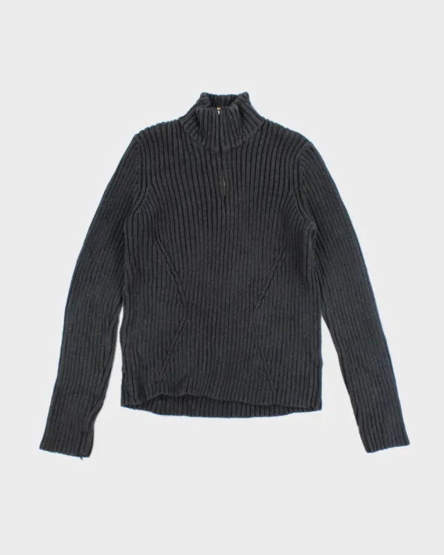 Vintage Ralph Lauren Quarter Zip Knit Jumper - M sold by Rokit