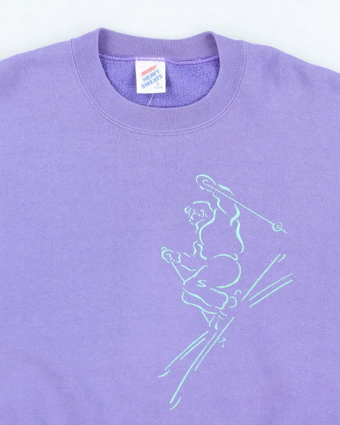 Vintage 90's Oval Ski Club Sweatshirt - XL sold by Rokit product image thumbnail 3