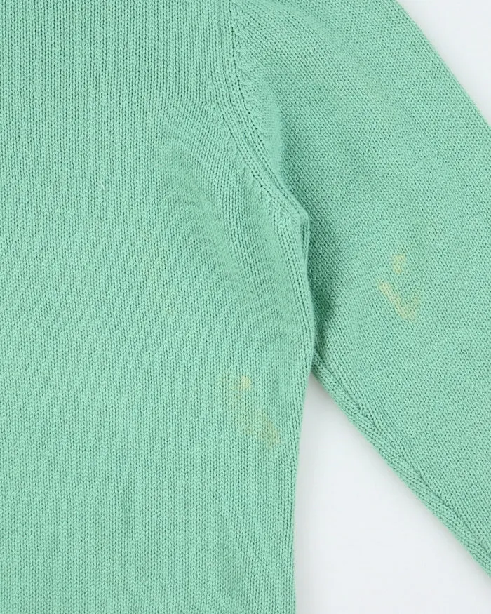 Vintage Argyle Green Zip-up Knit - L sold by Rokit product image thumbnail 3