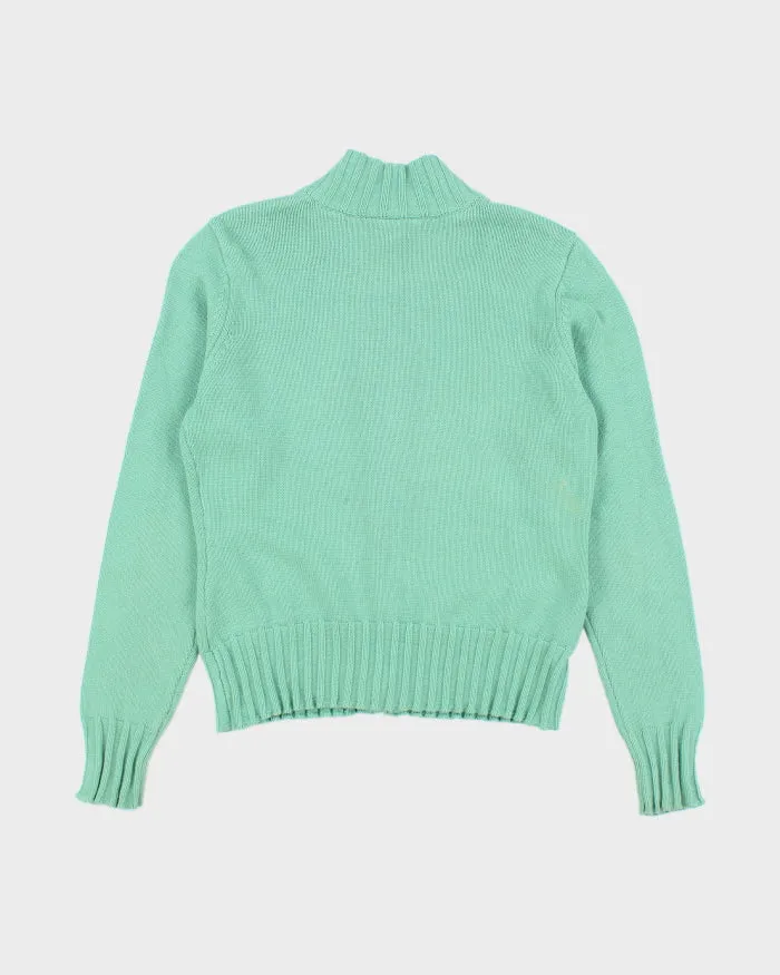 Vintage Argyle Green Zip-up Knit - L sold by Rokit product image thumbnail 2