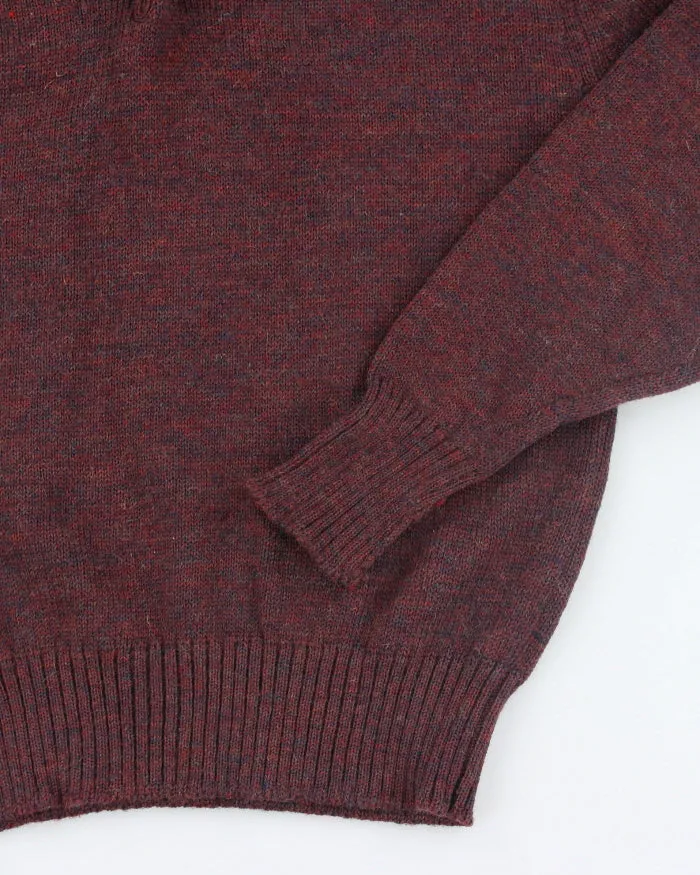 Vintage L.L. Bean Quarter Button Up Wool Knit Jumper - L sold by Rokit product image thumbnail 4