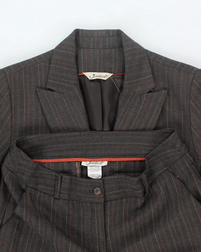 Vintage 90s Jessica Striped Suit - M sold by Rokit product image thumbnail 5