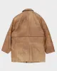 Vintage 80's Heavyweight Button Up Leather Jacket - M sold by Rokit