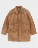 Vintage 80's Heavyweight Button Up Leather Jacket - M sold by Rokit