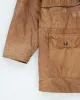 Vintage 80's Heavyweight Button Up Leather Jacket - M sold by Rokit
