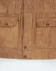 Vintage 80's Heavyweight Button Up Leather Jacket - M sold by Rokit