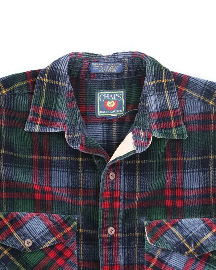 Vintage 90's Chaps Ralph Lauren Corduroy Long Sleeve Shirt - M sold by Rokit product image thumbnail 3