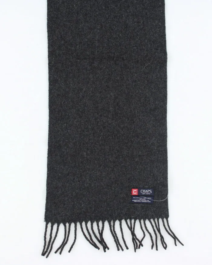 Chaps Grey Wool Blend Scarf sold by Rokit product image thumbnail 3