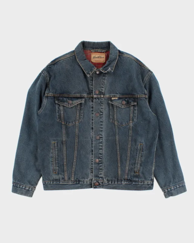 Vintage 90's Levi's Oversized Dark Wash Denim Jacket - L sold by Rokit