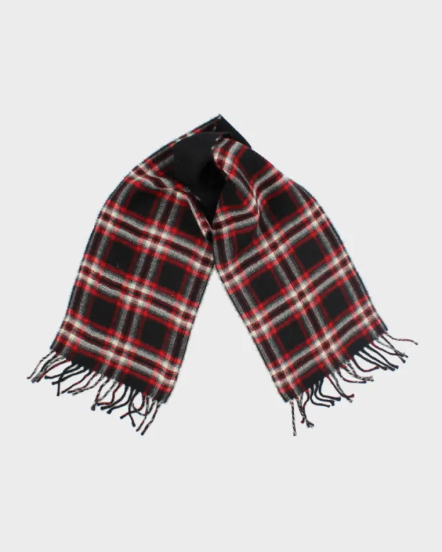 Chaps Checked Tassel Scarf sold by Rokit