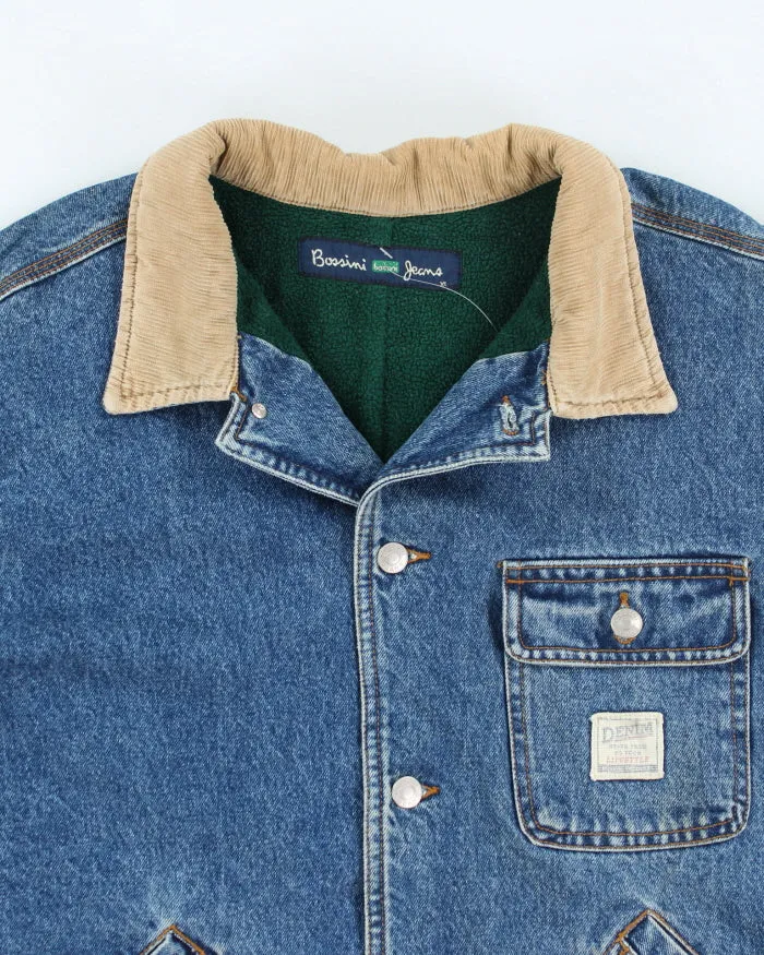 Vintage 90's Bossini Heavyweight Denim Chore Jacket - XL sold by Rokit product image thumbnail 3