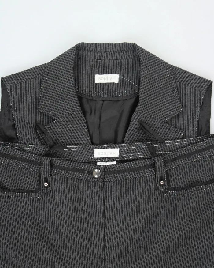Vintage 90s Bonita Lace-up Detail Sleeveless Suit - L sold by Rokit product image thumbnail 5