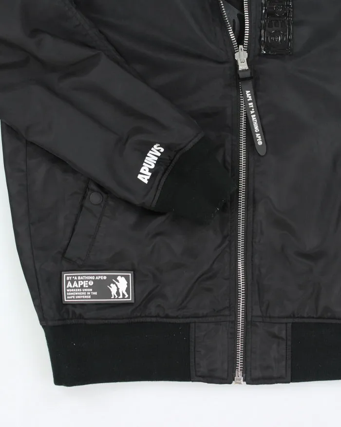 Vintage AAPE Reversible Bomber Jacket - L sold by Rokit product image thumbnail 4