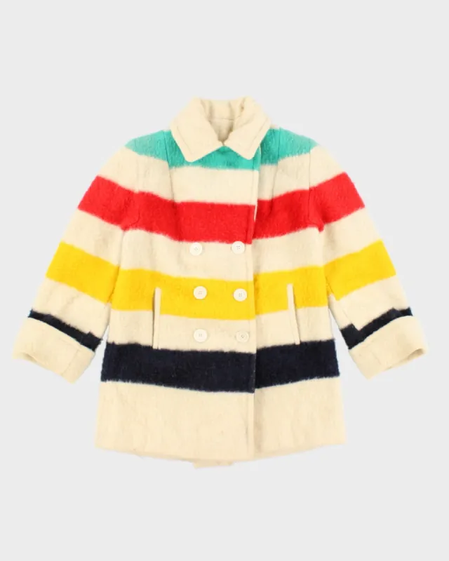 Vintage Hudson's Bay Blanket Coat - M sold by Rokit