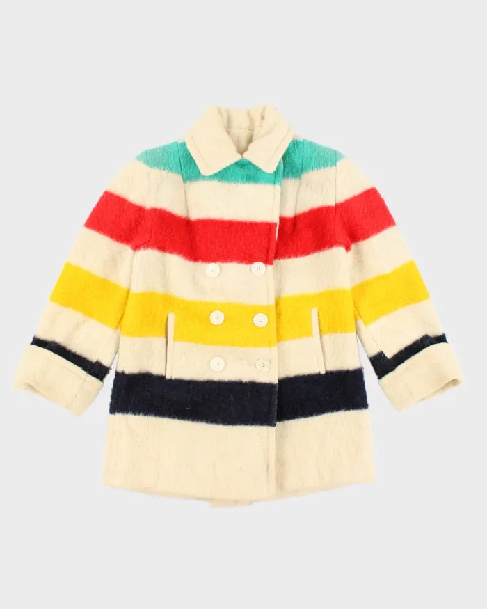 Vintage Hudson's Bay Blanket Coat - M sold by Rokit