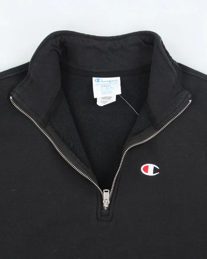 Vintage Champion Reverse Weave Quarter Zip Sweatshirt - S sold by Rokit product image thumbnail 3