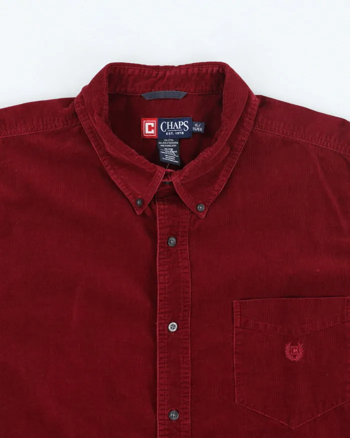 Vintage Chaps Ralph Lauren Oversized Corduroy Button Up Shirt - XL sold by Rokit product image thumbnail 3