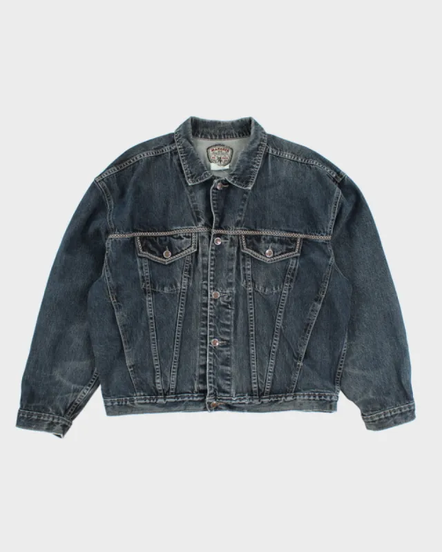 Vintage 90's Oversized Dark Wash Denim Jacket - XL sold by Rokit