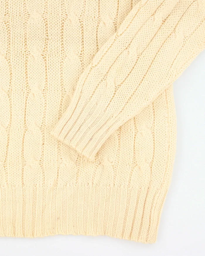 Vintage W&J Wilson V-Neck Pure Wool Knit Jumper - L sold by Rokit product image thumbnail 4