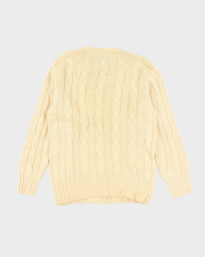 Vintage W&J Wilson V-Neck Pure Wool Knit Jumper - L sold by Rokit product image thumbnail 2