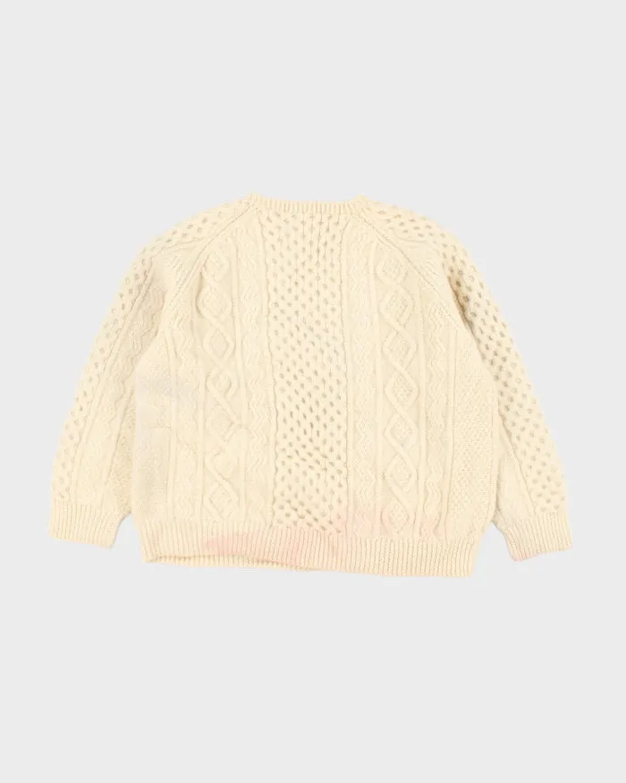 Vintage Heavyweight Blarney Aran Chunky Wool Knit Jumper - L sold by Rokit product image thumbnail 2