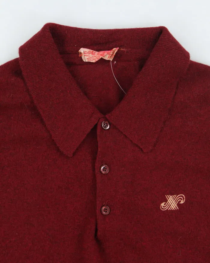 Vintage 80's Lambswool Button Up Longsleeve Knit Jumper - S sold by Rokit product image thumbnail 3