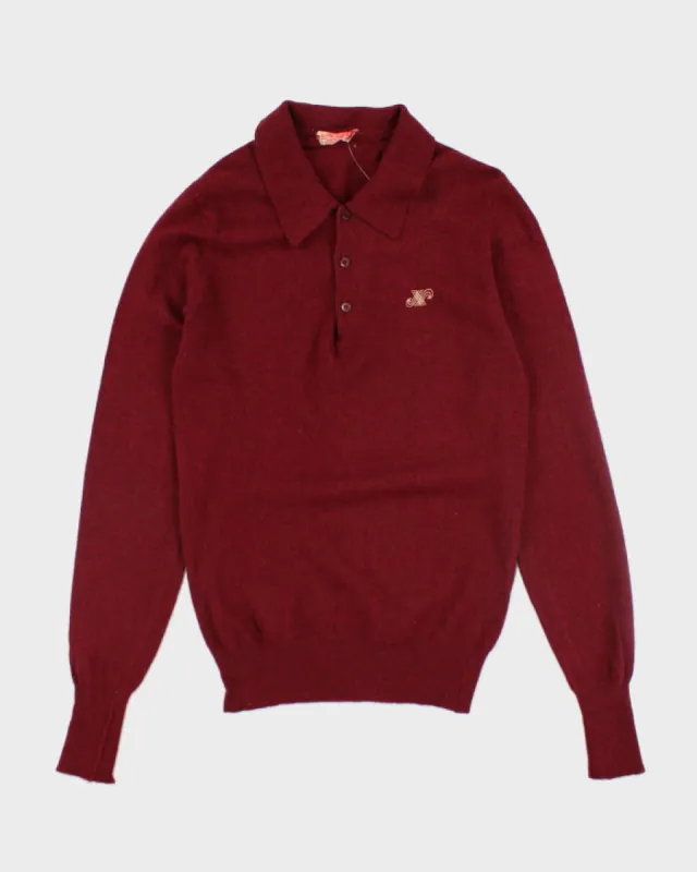 Vintage 80's Lambswool Button Up Longsleeve Knit Jumper - S sold by Rokit