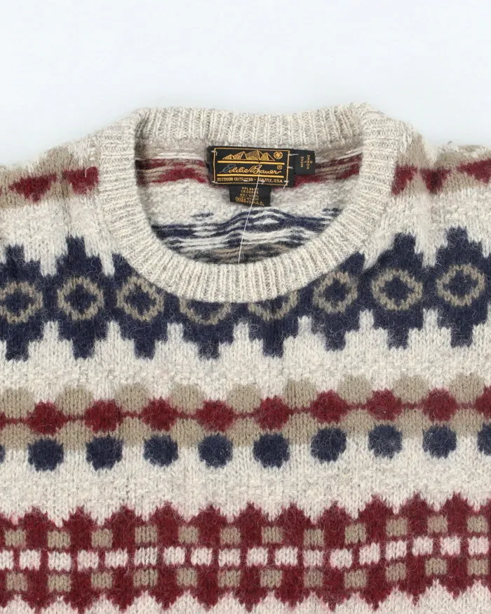 Vintage 90's Eddie Bauer Wool Blend Knit Jumper - L sold by Rokit product image thumbnail 3
