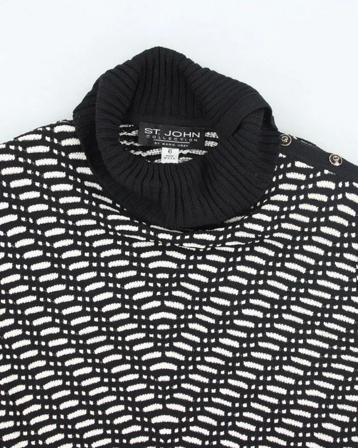 Vintage 80s St John Shoulder Pad Knitted Jumper - M sold by Rokit product image thumbnail 3