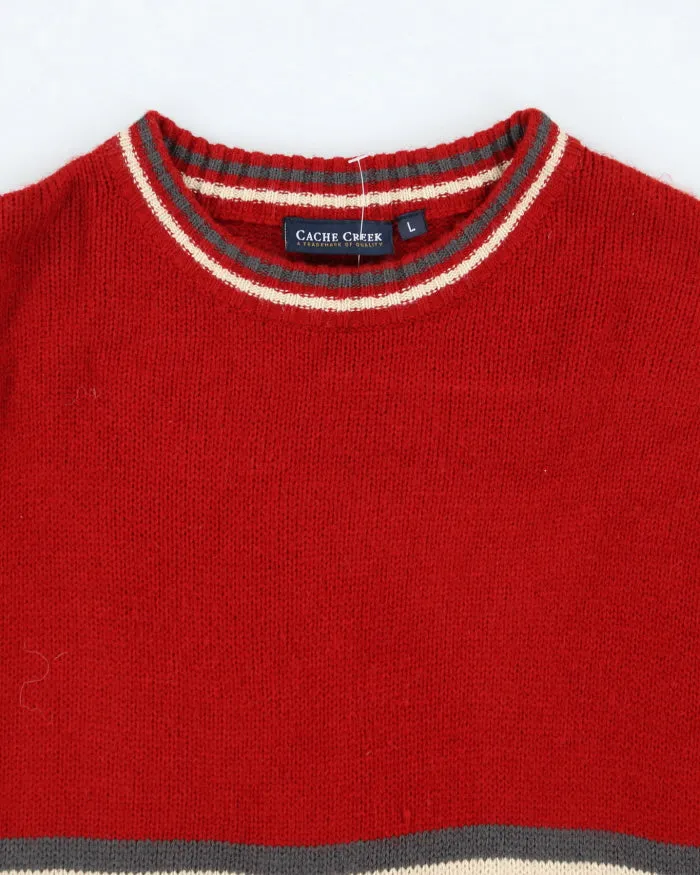 Vintage 90's Cache Creek Chunky Patterned Knit Jumper- L sold by Rokit product image thumbnail 3