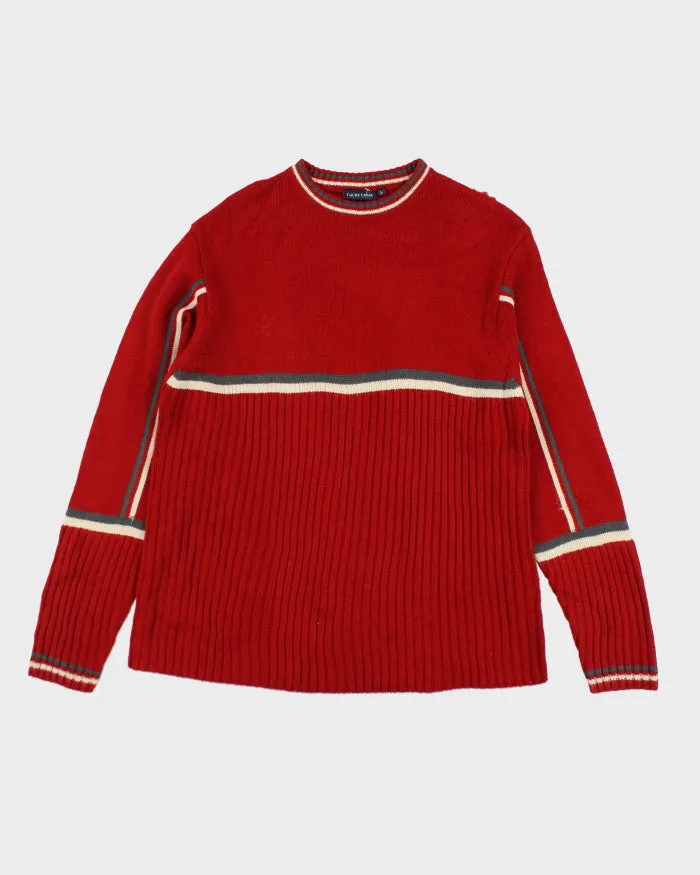 Vintage 90's Cache Creek Chunky Patterned Knit Jumper- L sold by Rokit