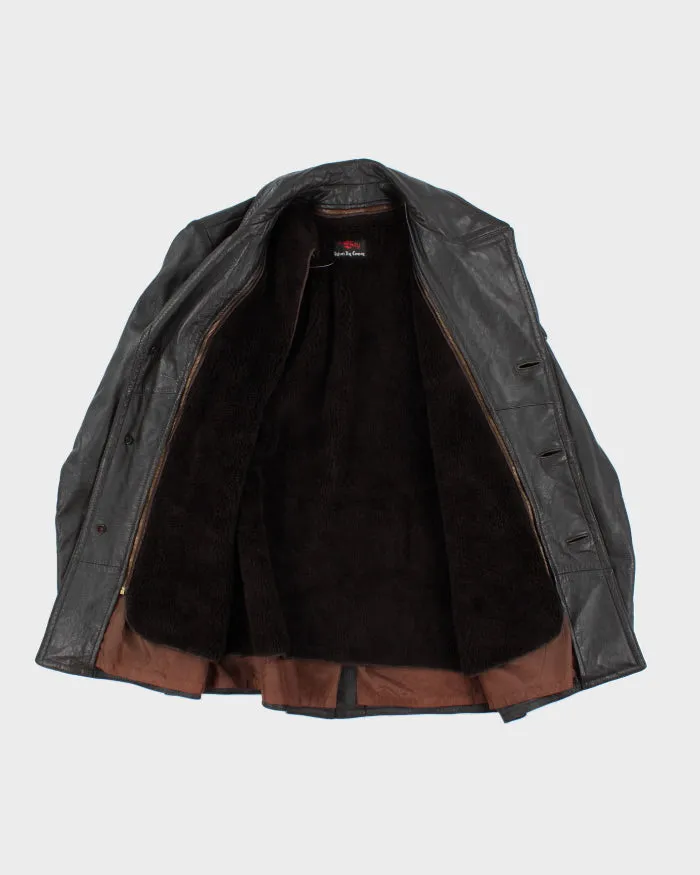 Vintage Hudson's Bay Lined Leather Jacket - M sold by Rokit product image thumbnail 5