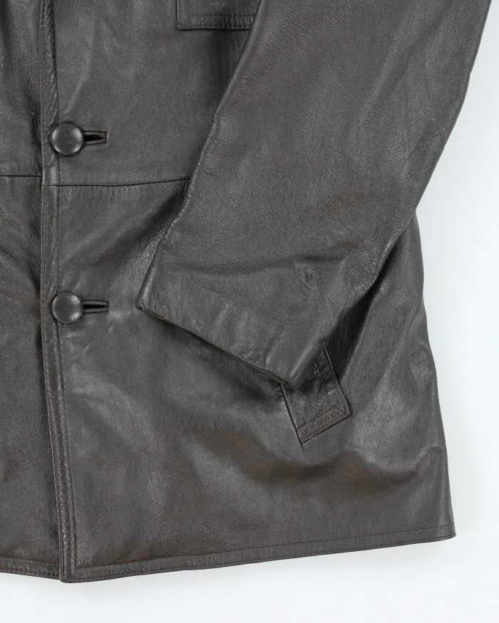 Vintage Hudson's Bay Lined Leather Jacket - M sold by Rokit product image thumbnail 4