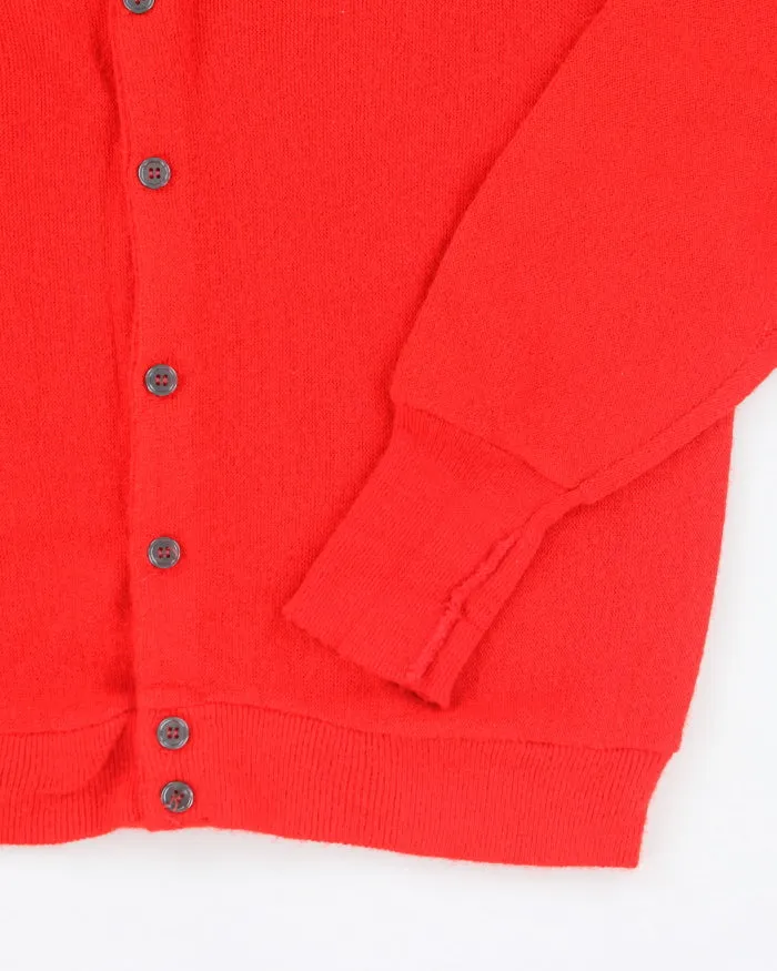 Vintage 80's Lacoste Blue Crocodile Button Up Cardigan - L sold by Rokit product image thumbnail 4