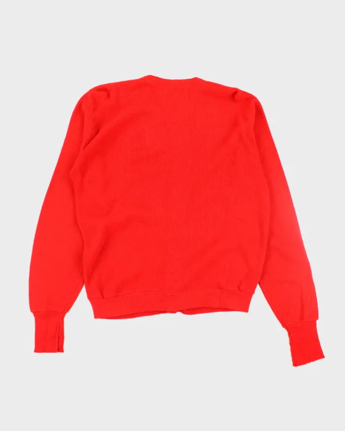 Vintage 80's Lacoste Blue Crocodile Button Up Cardigan - L sold by Rokit product image thumbnail 2