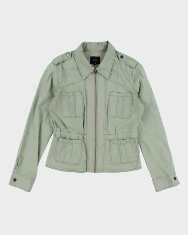 Y2k 00s Guess Khaki Light Weight Jacket - M sold by Rokit