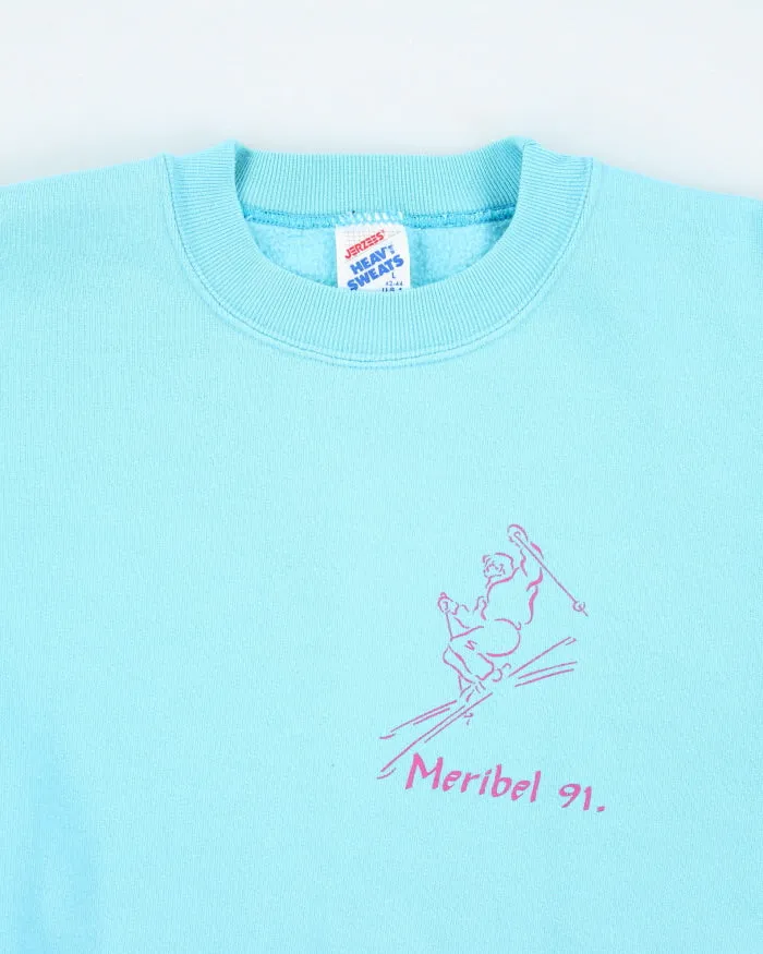 Vintage 90's Meribel Ski Graphic Sweatshirt - L sold by Rokit product image thumbnail 3