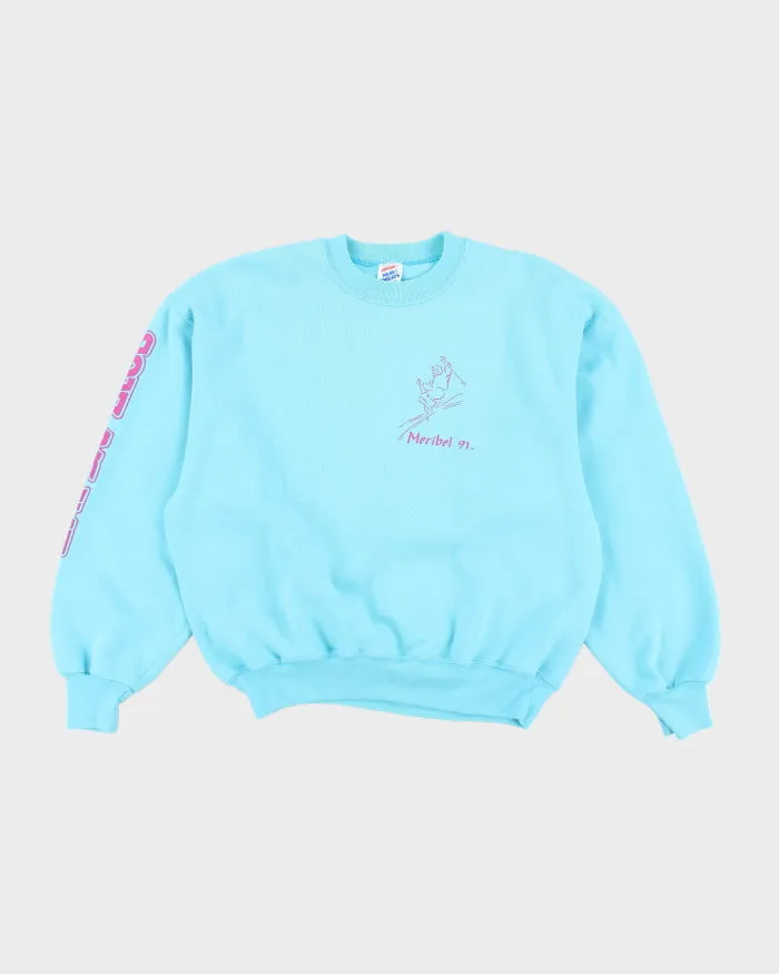 Vintage 90's Meribel Ski Graphic Sweatshirt - L sold by Rokit