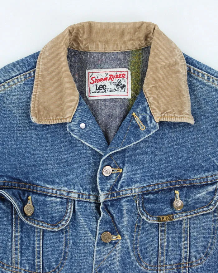 Vintage 80's Lee Storm Rider Lined Heavyweight Denim Jacket - M sold by Rokit product image thumbnail 3