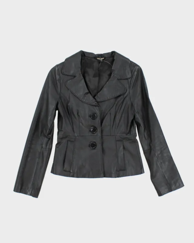 Y2k 00s Guess Leather Jacket - S sold by Rokit