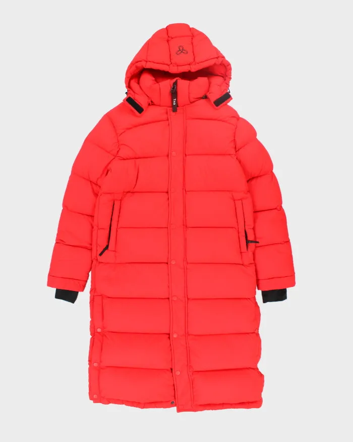 Vintage TNA Super Puff Long Quilted Hooded Jacket - XS sold by Rokit