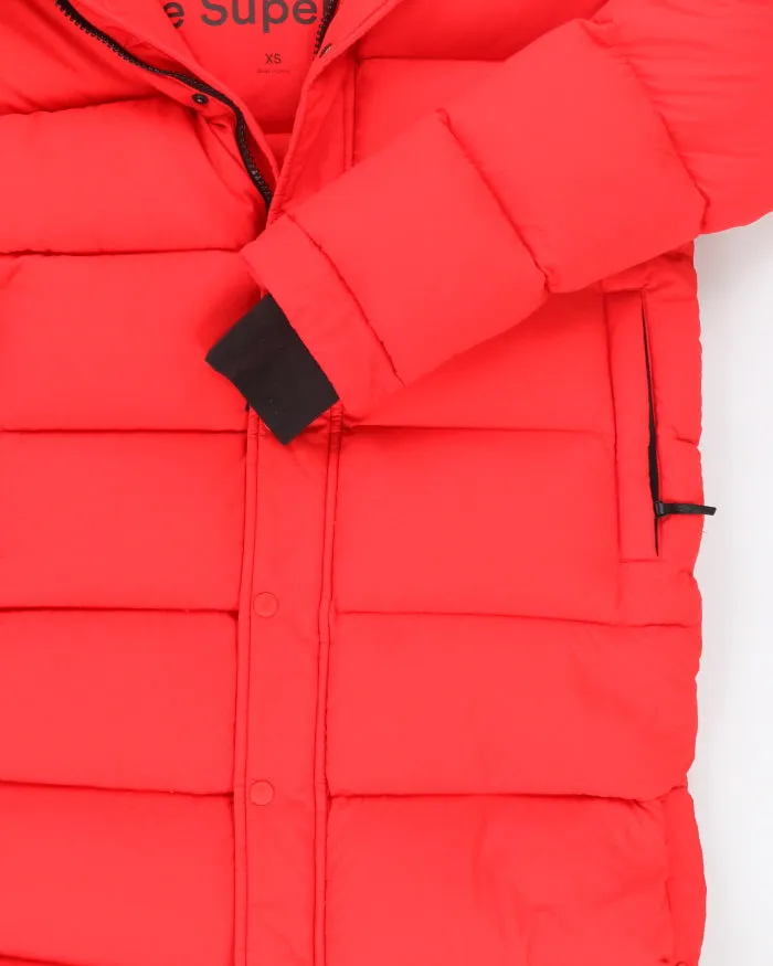 Vintage TNA Super Puff Long Quilted Hooded Jacket - XS sold by Rokit product image thumbnail 4