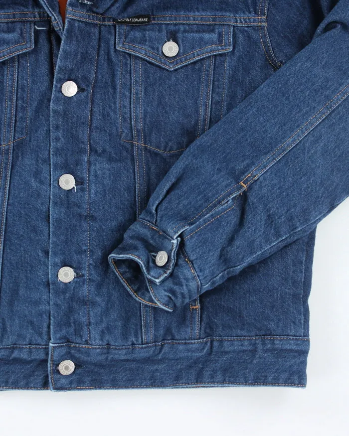 Vintage 90's Calvin Klein Heavyweight Denim Jacket - M sold by Rokit product image thumbnail 4