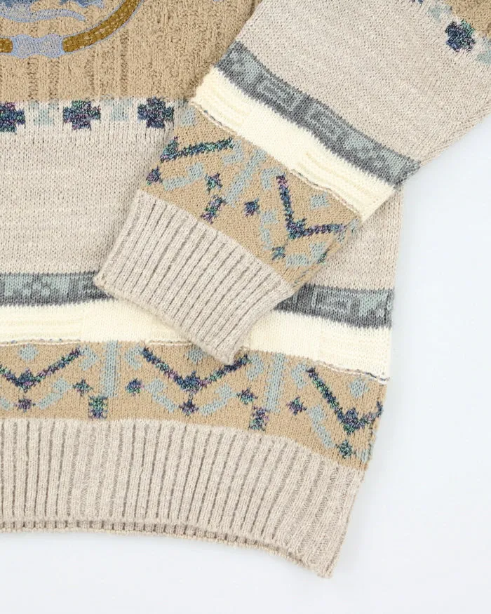 Vintage 90's Skip Jack Chunky Embroidered Knit Jumper- XL sold by Rokit product image thumbnail 4